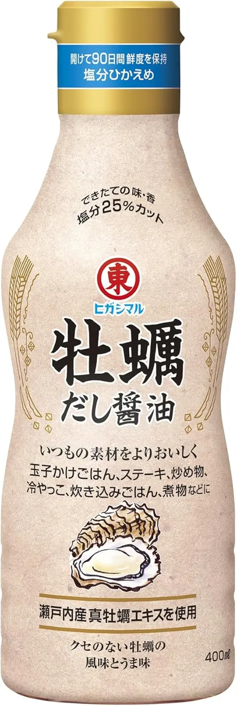 Higashimaru Kaki-Dashi sos sojowy o smaku ostryg, 400 ml
