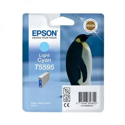 Tusz EPSON C13T55954010 - jasny cyan, 13ml