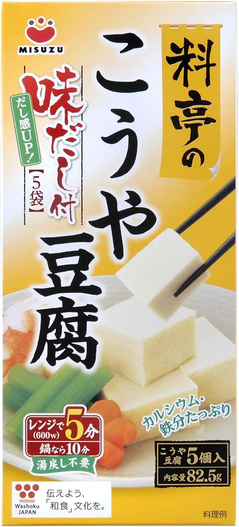 Misuzu Koya-tofu liofilizowane z przyprawą dashi, 82,5 g