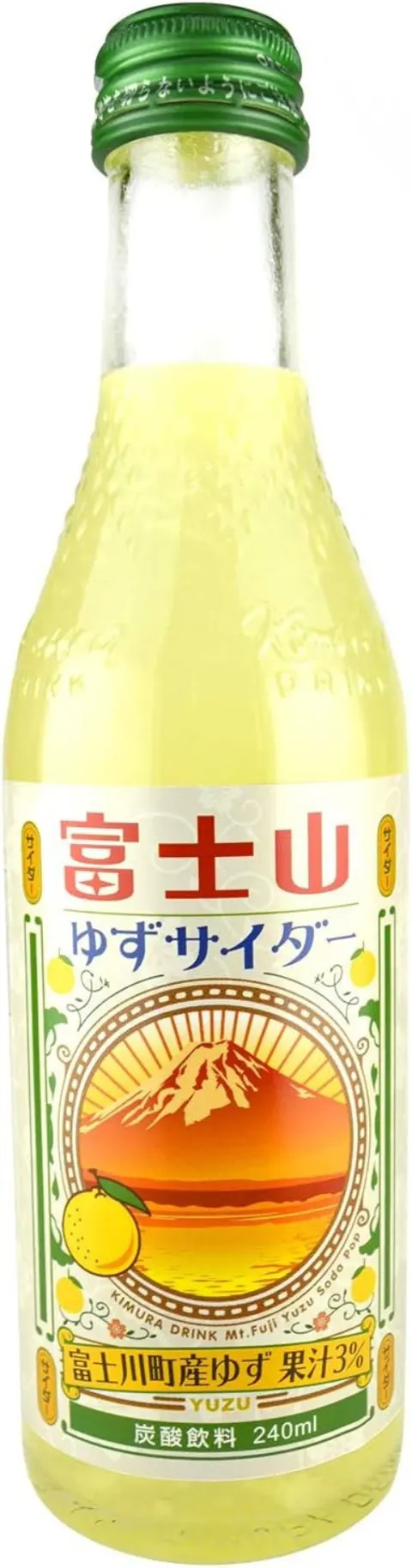 Kimura Mt. Fuji gazowany napój yuzu, 240 ml