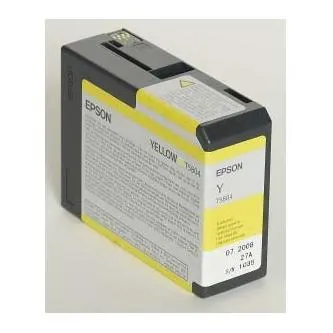 Tusz EPSON C13T580400 - żółty, 80ml