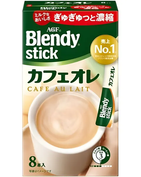 AGF Blendy instant Kawa z Mlekiem Café au Lait, 8 szt.
