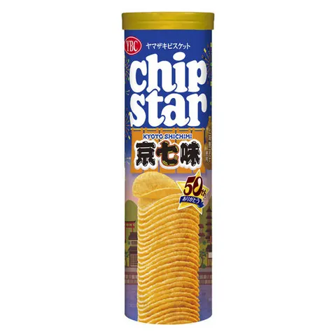 YBC Chip Star chipsy o smaku przyprawy Shichimi Togarashi, 105g