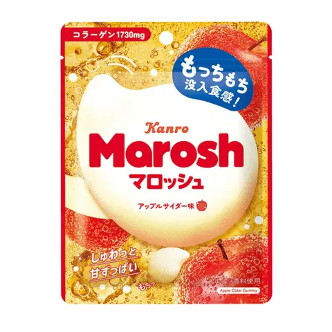 Kanro Marosh pianki o smaku cydru jabłkowego, 46g