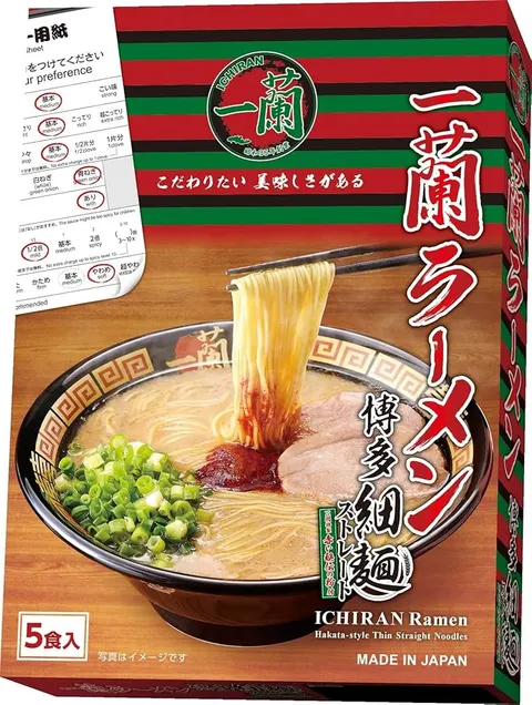 Ichiran Hakata Tonkotsu Ramen instant 5 porcji, 645 g