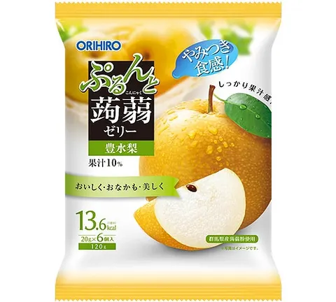 Orihiro Prunto galaretki konjac o smaku gruszki, 120g