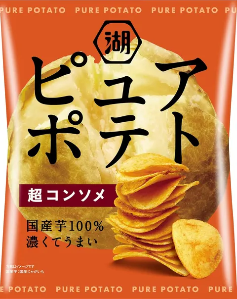 Koikeya Pure Potato chipsy o smaku bulionu Consommé, 52g