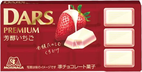 Morinaga Dars Premium soczysta truskawka, 46 g