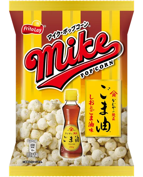 FritoLay Mike Popcorn Sól i Olej Sezamowy Kadoya, 45 g