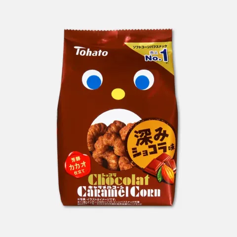 Tohato chrupki kukurydziane karmelowo-czekoladowe, 65g