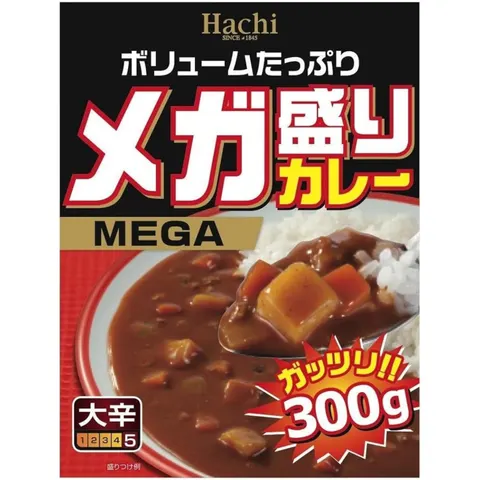 Hachi Megamori instant Curry bardzo ostre, 300 g