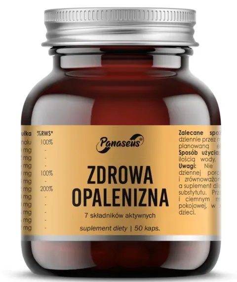 Zdrowa opalenizna - 50 kapsułek - Panaseus