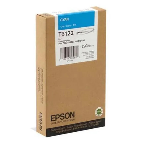 Tusz EPSON C13T612200 - cyan, 220ml