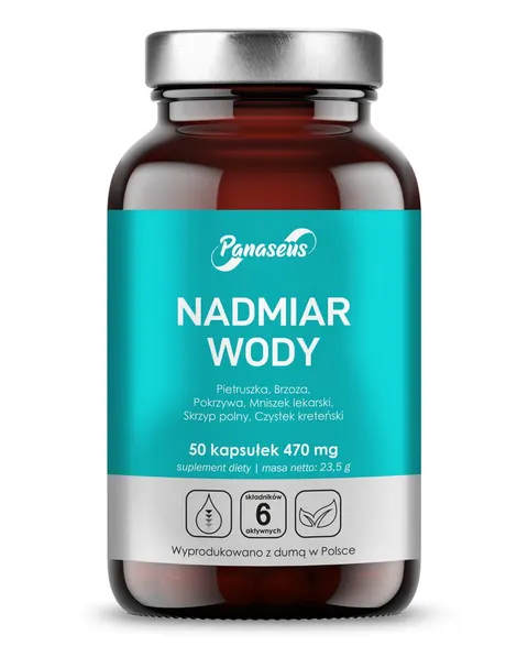 Panaseus Nadmiar wody 50 kapsułek