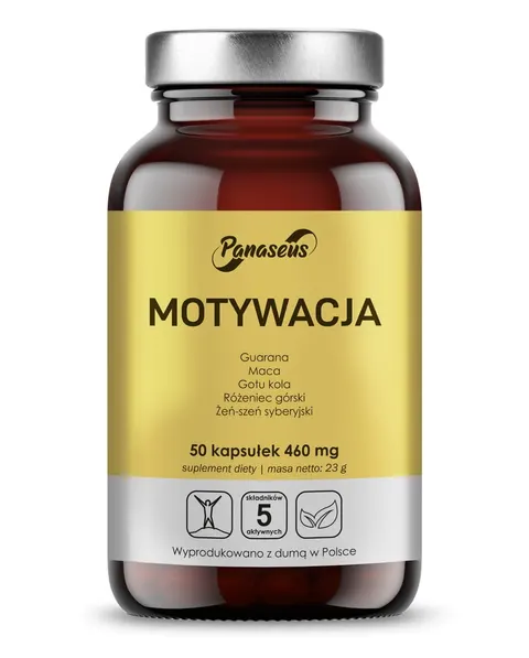 Panaseus - Motywacja - 50 kapsułek