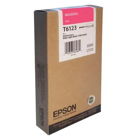 Tusz EPSON C13T612300 - magenta, 220ml