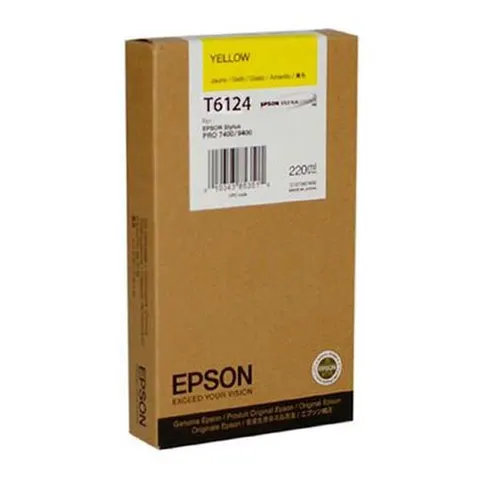 Tusz EPSON C13T612400 - żółty, 220ml