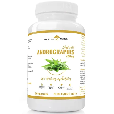 Andrographis Extract400mg ANDROGRAFLOIDY PRODUKT WEGE - Altopharma - 60 kapsułek