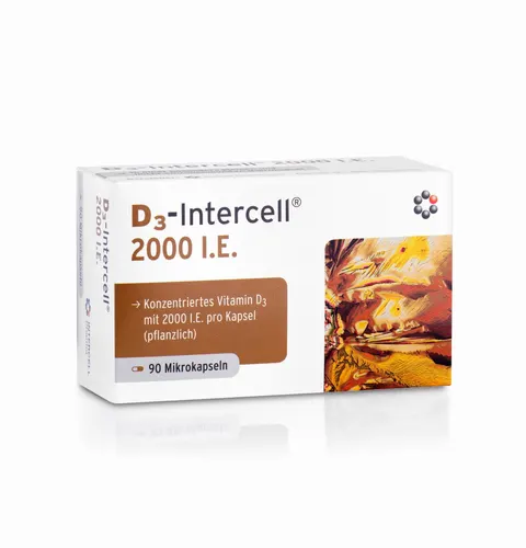 Mitopharma - D3 Intercell 2000 IU 90 kaps. - Witamina D pozyskiwana z lanoliny