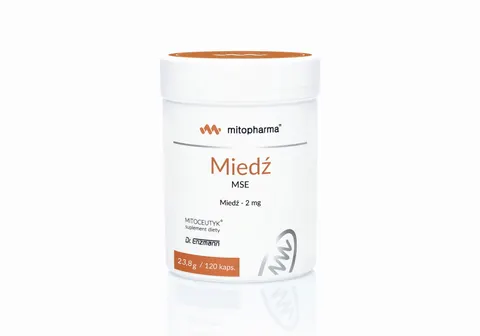 Mitopharma - Miedź MSE Dr Enzmann 120 kaps.