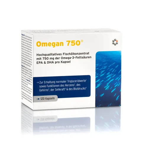 Mitopharma - Omegan 750 120 kaps. - kwasy tłuszczowe omega-3
