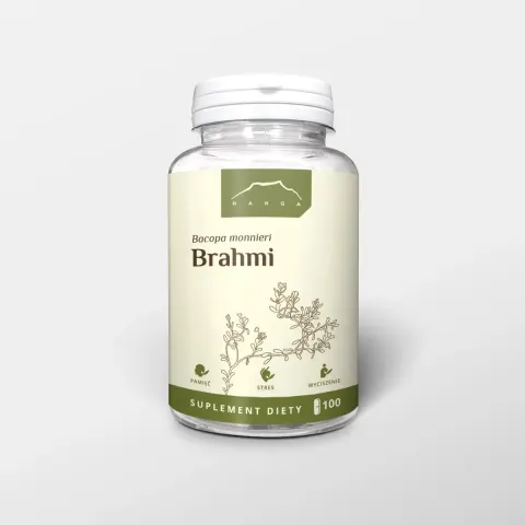 Brahmi max 100 kapsułek x 500 mg - Nanga - Koncentracja