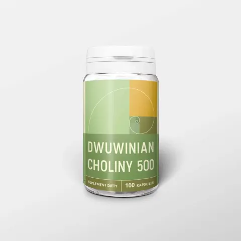 Dwuwinian choliny 100 kapsułek x 500 mg - Nanga - Wątroba