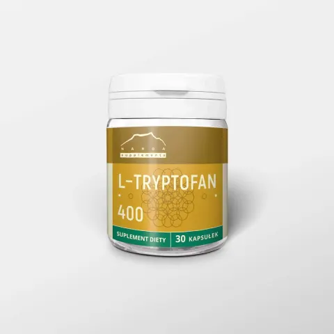 L-tryptofan kapsułki 400 mg - Nanga - Poprawia Jakość Snu