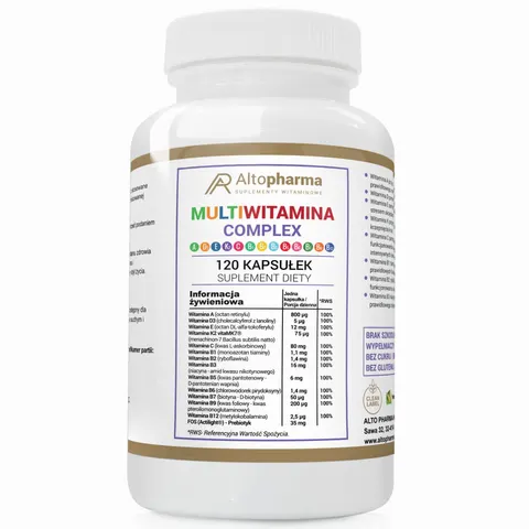Altopharma - MULTIWITAMINA COMPLEX ADEK + Wit C + Wit B 120 kapsułek