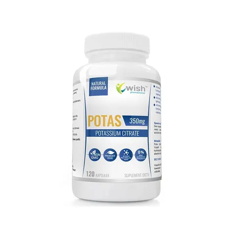 Wish Pharmaceutical - POTAS 350mg 120 kapsułek
