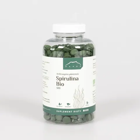 Nanga - Spirulina Bio w tabletkach 500 mg - 600 tabletek