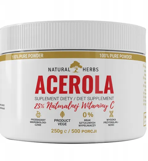 AltoPharma - Acerola - Naturalna Witamina C - 100% - 250g