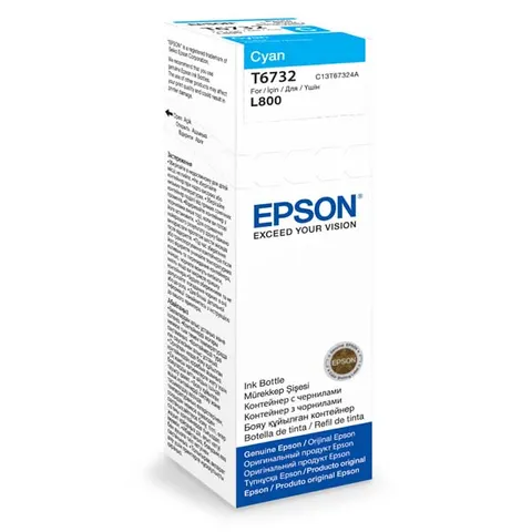 Tusz EPSON C13T67324A - cyan, 70ml, 1900 stron