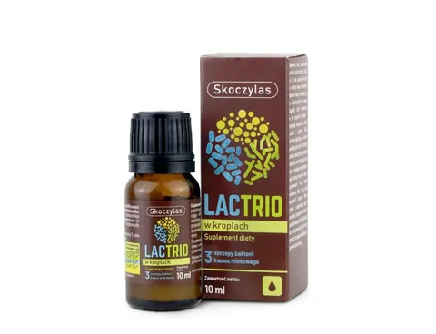 Skoczylas - Lactrio, Probiotyk w Kroplach 10 ml