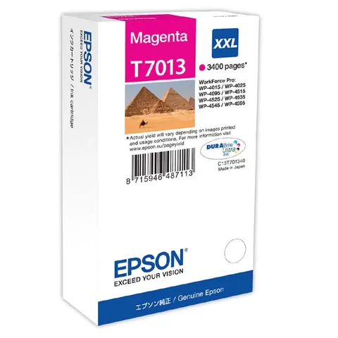 Tusz EPSON XXL - magenta, 3400 stron