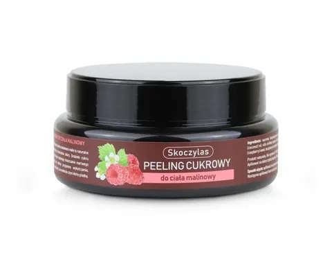Skoczylas - Peeling cukrowy do ciała malinowy - 200 ml
