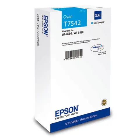 Tusz EPSON T7542 - cyan, 69ml