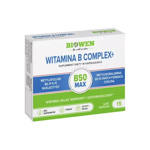 Witamina B Complex + 15 kaps Biowen