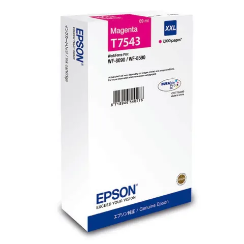 Tusz EPSON T7543 - magenta, 69ml