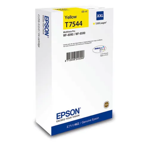 Tusz EPSON T7544 - żółty, 69ml
