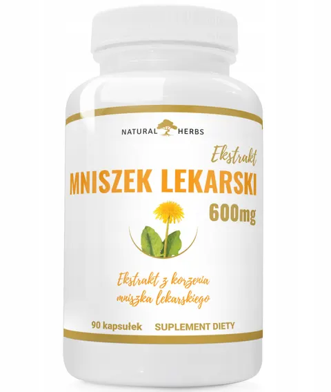 Natural Herbs - Mniszek Lekarski Ekstrakt 600mg - 90 kaps
