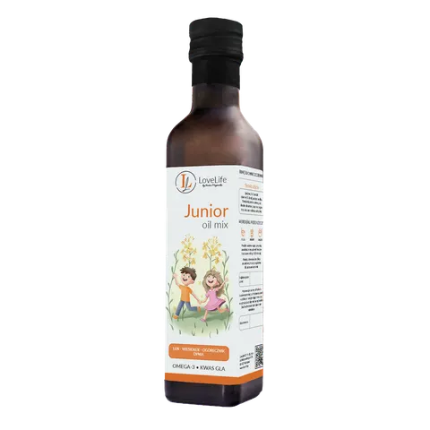 LoveLife JUNIOR - Kompozycja olejów dla wzbogacenia diety dziecka - 250 ml