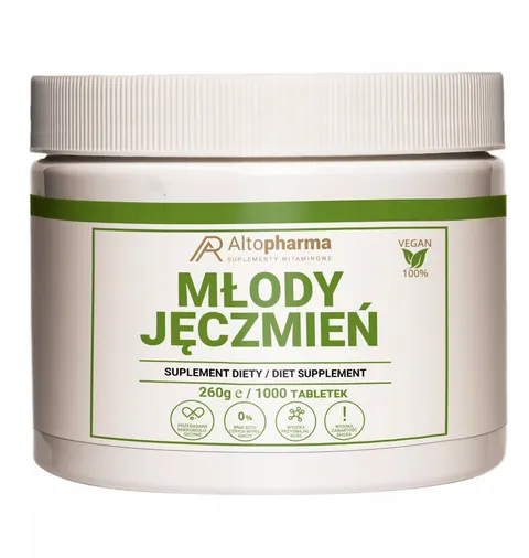 AltoPharma - Młody Jęczmień 250 mg - 1000 tabletek
