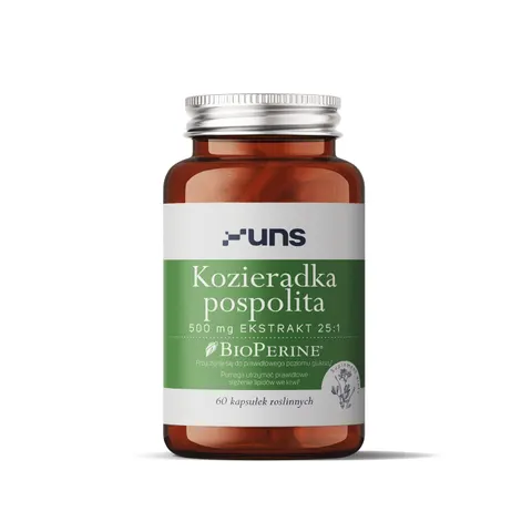 UNS - Kozieradka pospolita + Bioperine 60 vege kaps.