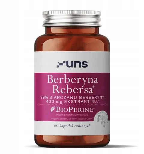UNS - BERBERYNA + BIOPERINE (60 kaps. vege)