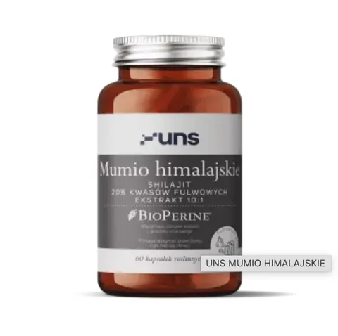 UNS -Mumio himalajskie + Bioperine (Shilajit) 60 caps.