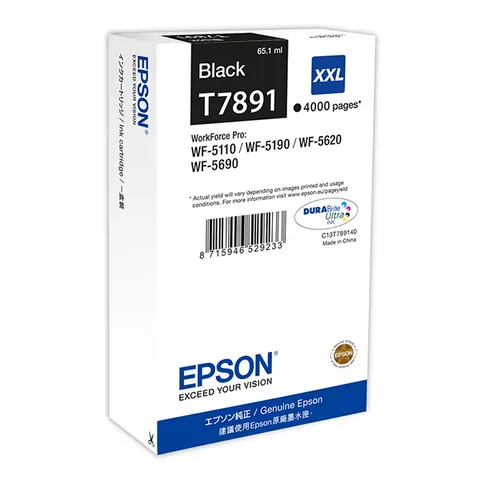 Tusz EPSON T789 - czarny, 65ml, 4000 stron