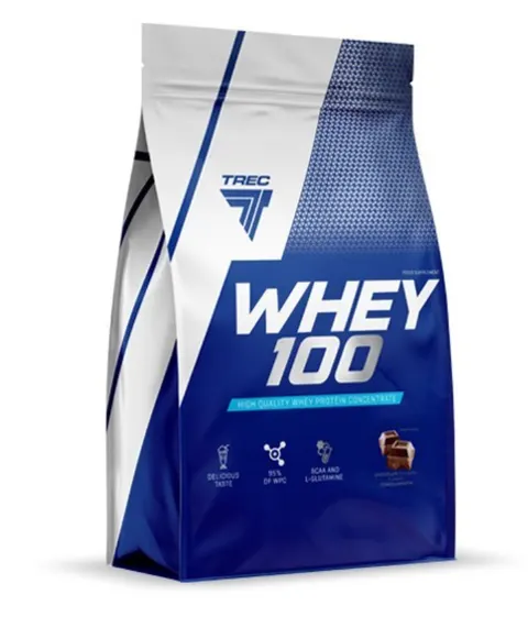 TREC - Odżywka białkowa - WHEY 100 DOUBLE CHOCOLATE- Białko 700g
