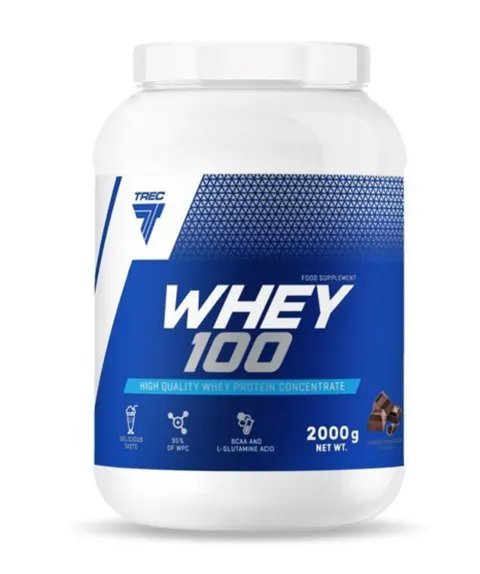TREC - Odżywka białkowa - WHEY 100 JAR CHOCOLATE - Białko 2000g