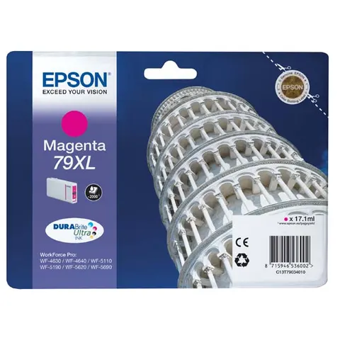 Tusz EPSON 79XL - magenta, 17ml, 2000 stron, XL